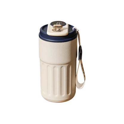 Smart Temperature Display Mug – LED Coffee Cup Stainless Steel Thermos | The Vellure